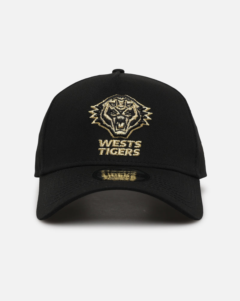 New Era Wests Tigers 9FORTY A-Frame Snapback Black/Gold