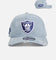 New Era Oakland Raiders 'Distressed Denim' 9FORTY A-Frame Snapback Light Wash Denim