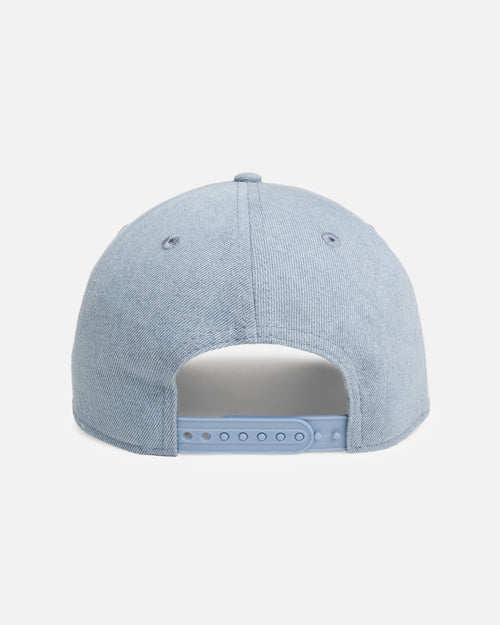 New Era Chicago Bulls 'Distressed Denim' 9FORTY A-Frame Snapback Light Wash Denim
