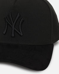 New Era New York Yankees 'Premium Luxe' 39THIRTY A-Frame Stretch Fit Black