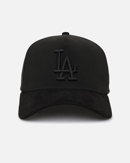 New Era Los Angeles Dodgers 'Premium Luxe' 39THIRTY A-Frame Stretch Fit Black