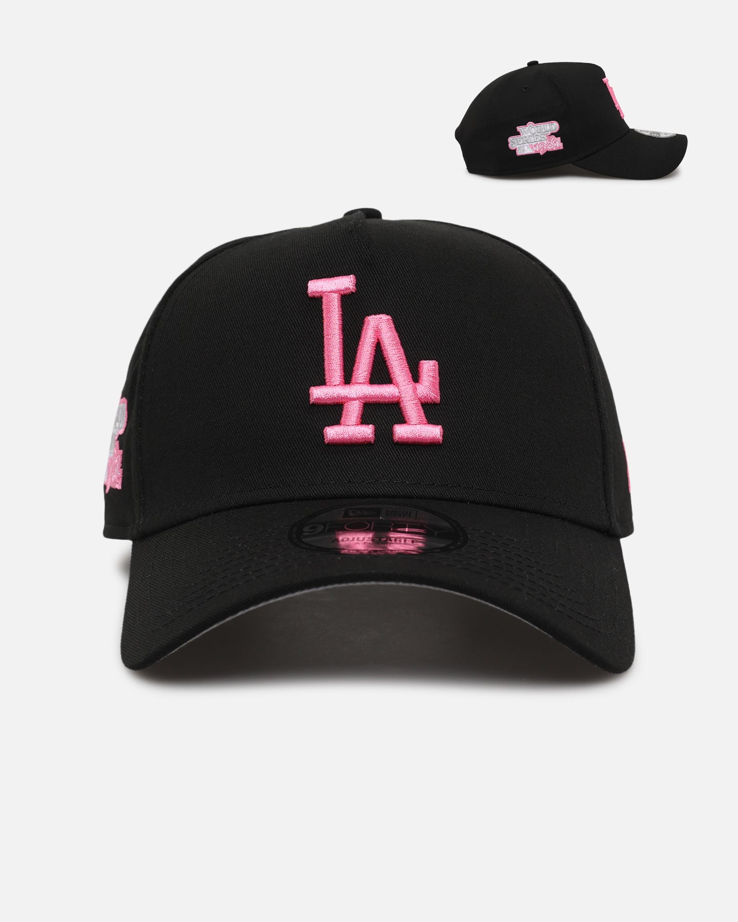 New Era Los Angeles Dodgers 'Black Pink' 9FORTY A-Frame Snapback