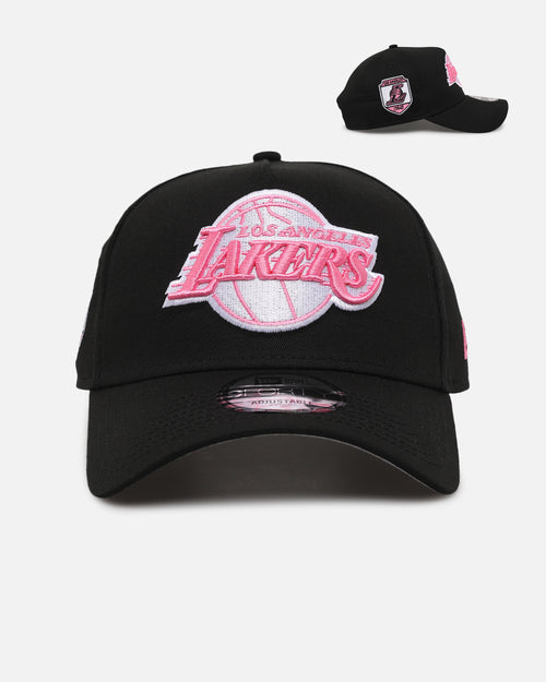 New Era Los Angeles Lakers 'Black Pink' 9FORTY A-Frame Snapback Black/Pink