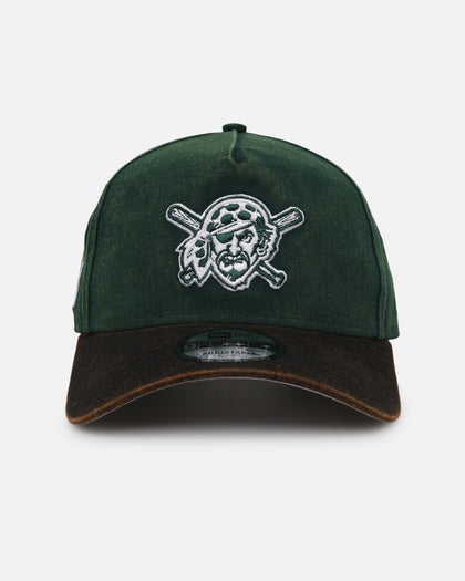New Era Pittsburgh Pirates 'Washed Green' 9FORTY A-Frame Strapback Green/Black