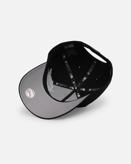 New Era Los Angeles Dodgers 'Ornate Rose' 9FORTY A-Frame Snapback Black/White