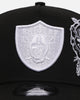 New Era Las Vegas Raiders 'Ornate Rose' 9FORTY A-Frame Snapback Black/White