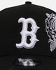 New Era Boston Red Sox 'Ornate Rose' 9FORTY A-Frame Snapback Black/White
