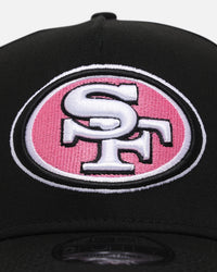 New Era San Francisco 49ers 'Black Pink' 9FORTY A-Frame Snapback Black/Pink