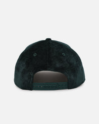 New Era New York Yankees 'Plush Chenille' 9FORTY A-Frame Snapback Dark Green