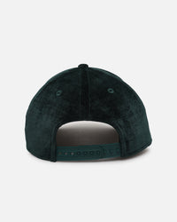 New Era Los Angeles Dodgers 'Plush Chenille' 9FORTY A-Frame Snapback Dark Green