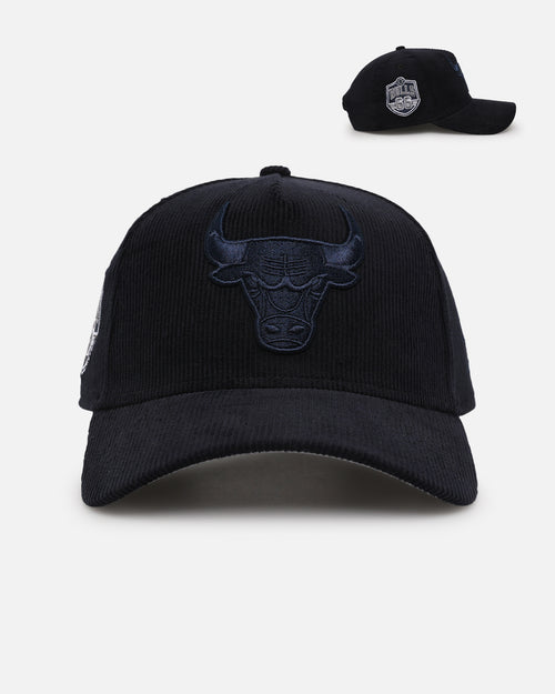 New Era Chicago Bulls 'Navy Tonal Cord' 9FORTY A-Frame Corduroy Snapback Navy