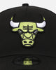 New Era Chicago Bulls 'Volt' 9FORTY A-Frame Snapback Black/Green