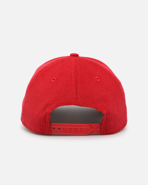 New Era Los Angeles Dodgers 'Upside Down LA Cord' 9FORTY A-Frame Corduroy Snapback Scarlet