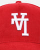 New Era Los Angeles Dodgers 'Upside Down LA Cord' 9FORTY A-Frame Corduroy Snapback Scarlet