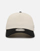 New Era Blank 9FORTY A-Frame Snapback Chrome Black