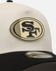 New Era San Francisco 49ers 'Gold Medal Badge' 9FORTY A-Frame Snapback White/Black/Green