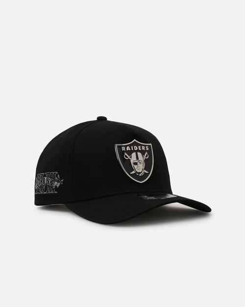 New Era Las Vegas Raiders 'Gold Medal Badge' 9FORTY A-Frame Snapback Black/White/Green