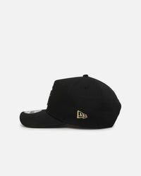 New Era Los Angeles Dodgers 'Gold Medal Badge' 9FORTY A-Frame Snapback Black/White/Green