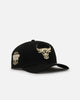 New Era Chicago Bulls 'Gold Medal Badge' 9FORTY A-Frame Snapback Black/White/Green