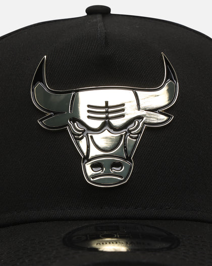 New Era Chicago Bulls 'Gold Medal Badge' 9FORTY A-Frame Snapback Black/White/Green
