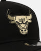 New Era Chicago Bulls 'Gold Medal Badge' 9FORTY A-Frame Snapback Black/White/Green