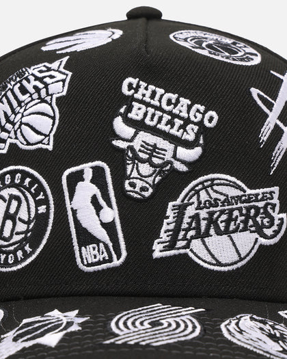 New Era NBA 'All Over Leagues' 9FORTY A-Frame Snapback Black