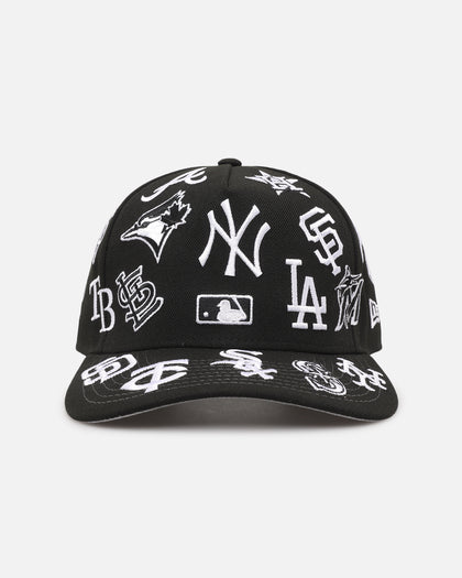 New Era MLB 'All Over Leagues' 9FORTY A-Frame Snapback Black