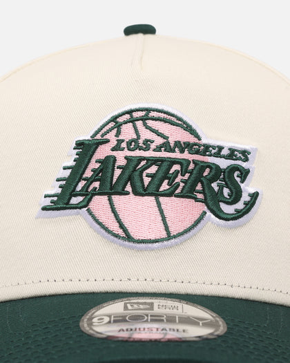 New Era Los Angeles Lakers 'Chrome Dark Green' 9FORTY A-Frame Snapback Chrome/Dark Green