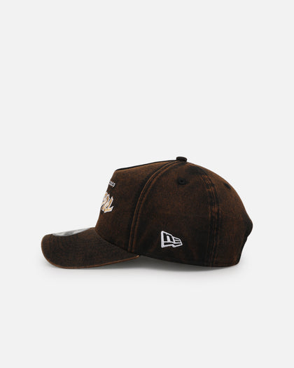 New Era San Francisco 49ers 'Black Washed Official Team Color' 9FORTY A-Frame Snapback Washed Black