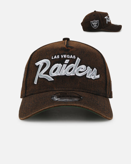New Era Las Vegas Raiders 'Black Washed Official Team Color' 9FORTY A-Frame Snapback Washed Black