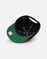 New Era Detroit Lions 'Black Washed Official Team Color' 9FORTY A-Frame Snapback Washed Black