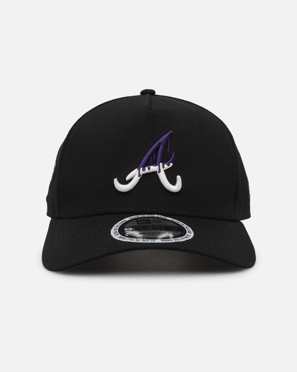 New Era Atlanta Braves 'Drip 3.0' 9FORTY A-Frame Snapback Black