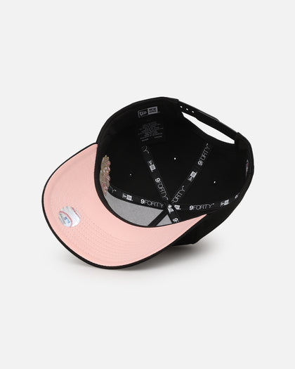 New Era New York Yankees 'Satin Flower' 9FORTY A-Frame Snapback Black/Pink