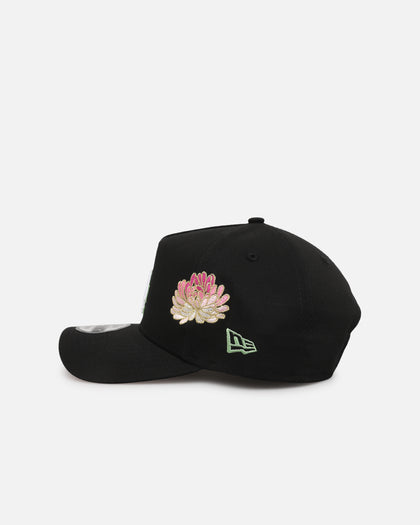New Era Los Angeles Dodgers 'Satin Flower' 9FORTY A-Frame Snapback Black/Pink