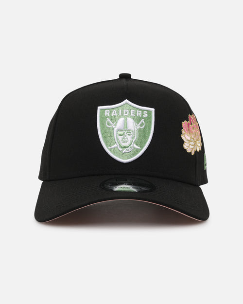 New Era Las Vegas Raiders 'Satin Flower' 9FORTY A-Frame Snapback Black/Pink