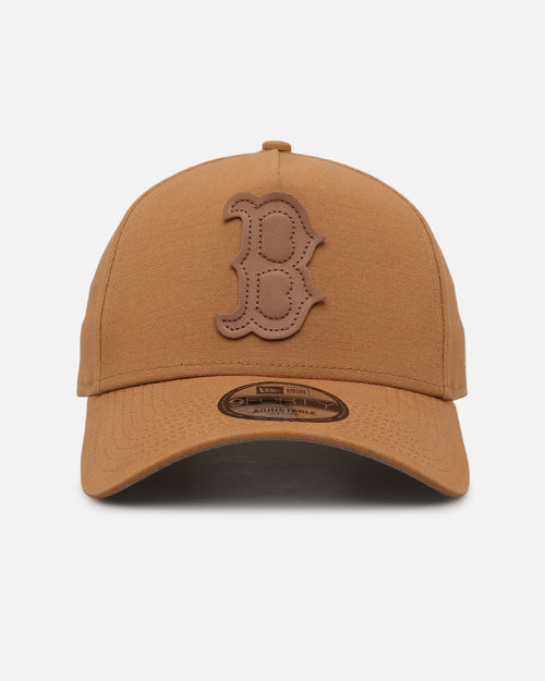 New Era Boston Red Sox 'Wheat Canvas' 9FORTY A-Frame Snapback Wheat