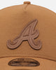 New Era Atlanta Braves 'Wheat Canvas' 9FORTY A-Frame Snapback Wheat