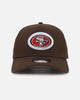 New Era San Francisco 49ers 'Diamante' 9FORTY A-Frame Snapback Walnut