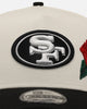 New Era San Francisco 49ers 'Chrome Black Roses' 9FORTY A-Frame Snapback Chrome/Black