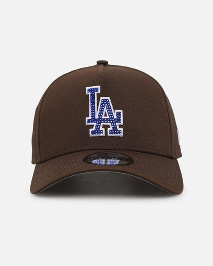 New Era Los Angeles Dodgers 'Diamante' 9FORTY A-Frame Snapback Walnut
