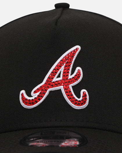 New Era Atlanta Braves 'Diamante' 9FORTY A-Frame Snapback Black