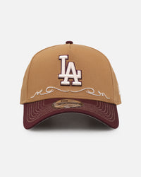 New Era Los Angeles Dodgers 'Outlaws Wheat' 9FORTY A-Frame Snapback Wheat/Maroon