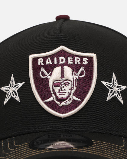 New Era Las Vegas Raiders 'Ivory Stars Outlaws' 9FORTY A-Frame Snapback Black/Maroon