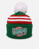 New Era South Sydney Rabbitohs 'NRL 2025 Collection' Knitted Badged Beanie Official Team Colour