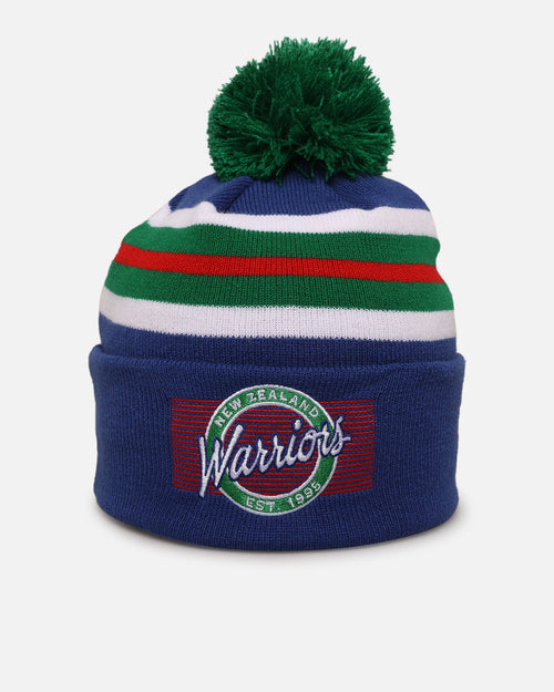New Era New Zealand Warriors 'NRL 2025 Collection' Knitted Badged Beanie Official Team Colour
