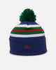 New Era New Zealand Warriors 'NRL 2025 Collection' Knitted Badged Beanie Official Team Colour