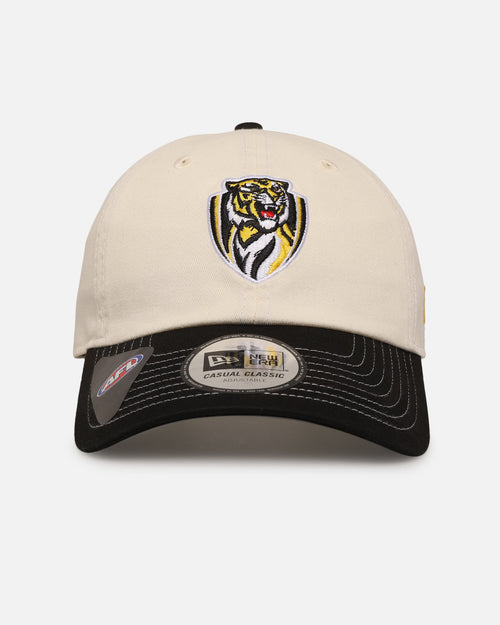 New Era Richmond Tigers 'AFL 2025 2 Tone' Casual Classic Strapback Chrome White