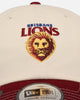 New Era Brisbane Lions 'AFL 2025 2 Tone' Casual Classic Strapback Chrome White