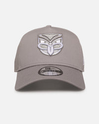 New Era New Zealand Warriors 'NRL Grey & White' 9FORTY A-Frame Snapback Gray