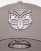 New Era New Zealand Warriors 'NRL Grey & White' 9FORTY A-Frame Snapback Gray